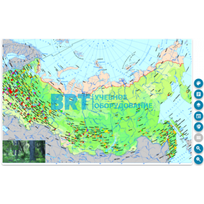 Интерактивные карты. География России. 9 класс. Хозяйство России